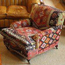 Turkish Kilim Lansdown Chair